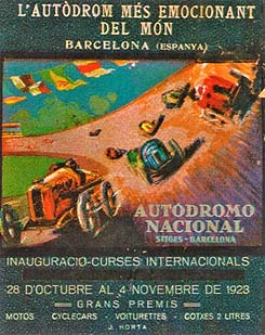 Cartel Original del Circuito de Terramar de 1923
              Cliquear en l para ampliarlo