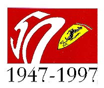 Emblema usado por Ferrari en el ao 1997, para celebrar su 50 aniversario...