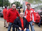 Sergi y Fede junto a Marc Gen 
Ferrari 60 Relay - Barcelona 2007