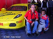 Con Javi Daz de Roger Racing, Campen de Espaa GTS 2008, en el Circuito del Jarama (Madrid) - Octubre de 2008