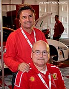Con Ren Arnoux en las Finales Mundiales Ferrari en Valencia - Noviembre de 2009