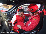 De copiloto de Yann Ancxiau, a bordo de su Ferrari 599XX n20, durante las Finales Mundiales Ferrari en Valencia - Noviembre de 2010