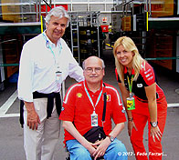 Con Emilio y Mara de Villota, durante el GP de Espaa de F1 en el Circuit de Catalunya de Barcelona - Mayo de 2012