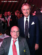 Junto a Luca di Montezemolo, durante la cena de gala organizada durante las Finales Mundiales Ferrari 2012, celebradas en Valencia