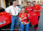 Con Flavio y Francesco del Scuderia Ferrari Club San Martino di Bareggio - Viaje a Italia 2013