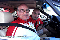 Sergi y yo en el Ferrari 328GTS - Viaje a Italia 2013
